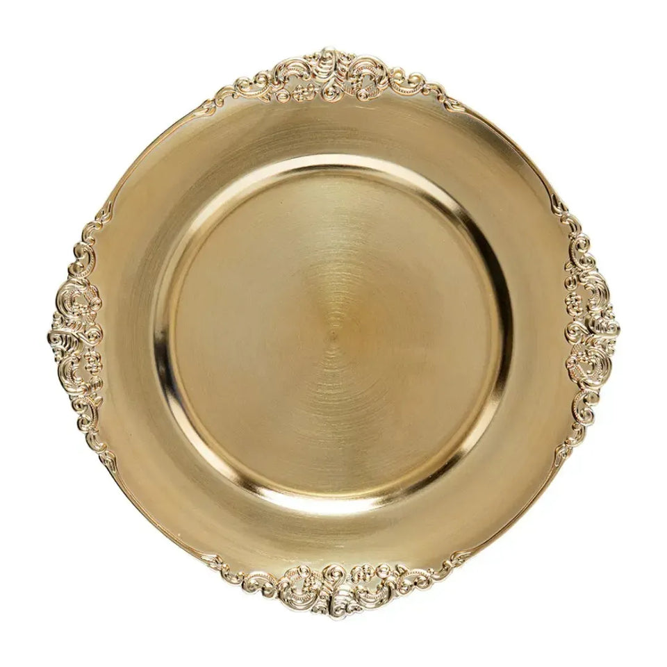 Sousplat Galles Barroco Elegance Gold Natal 35,5cm