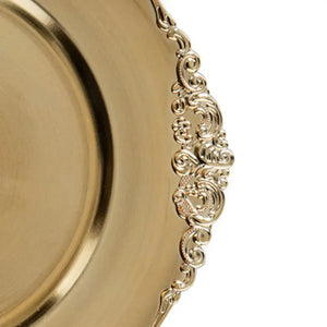 Sousplat Galles Barroco Elegance Gold Natal 35,5cm
