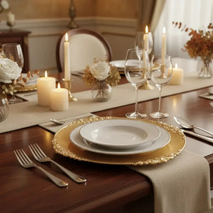 Sousplat Galles Barroco Elegance Gold Natal 35,5cm