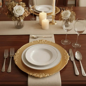 Sousplat Galles Barroco Elegance Gold Natal 35,5cm