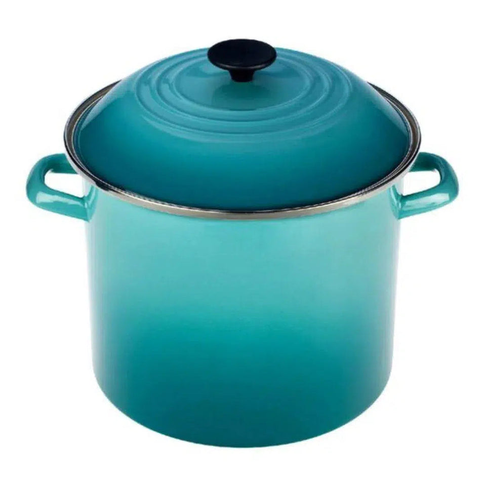 Stockpot Aço Esmaltado Azul Caribe 7,6L 22cm Le Creuset