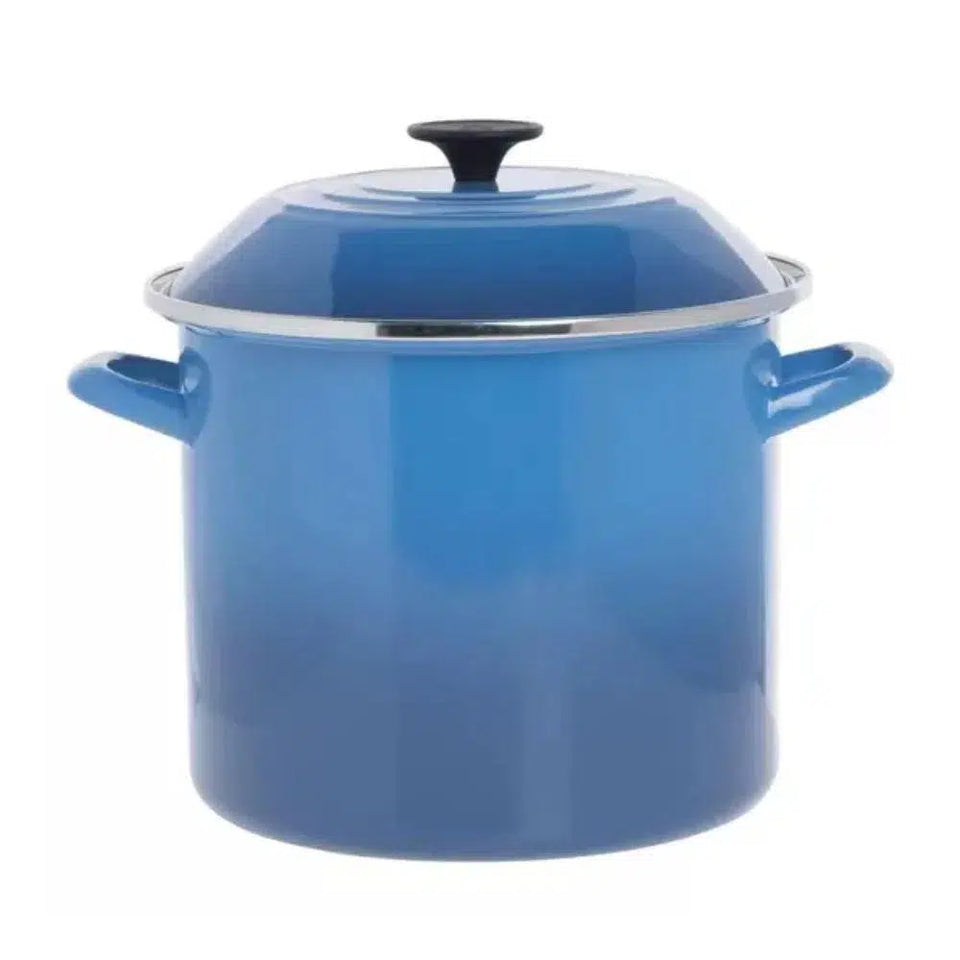 Stockpot Aço Esmaltado Azul Marseille 7,6L 22cm Le Creuset