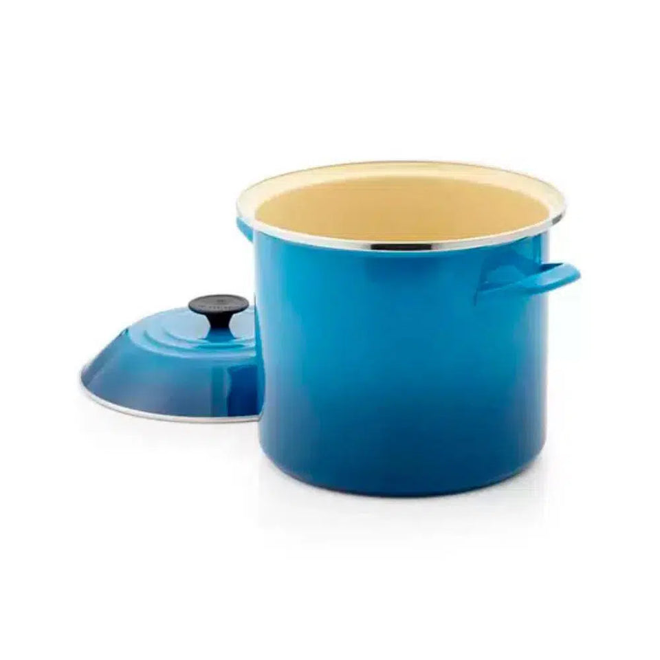 Stockpot Aço Esmaltado Azul Marseille 7,6L 22cm Le Creuset