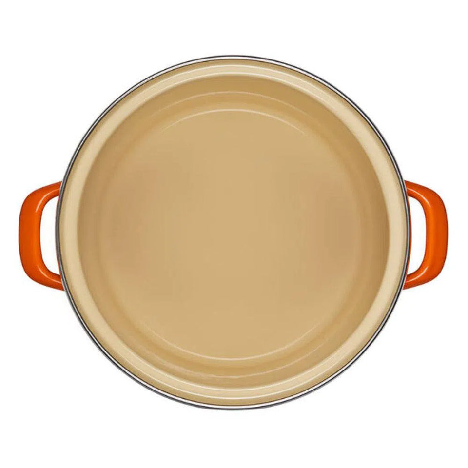 Stockpot Aço Esmaltado Laranja 11,4L 26cm Le Creuset