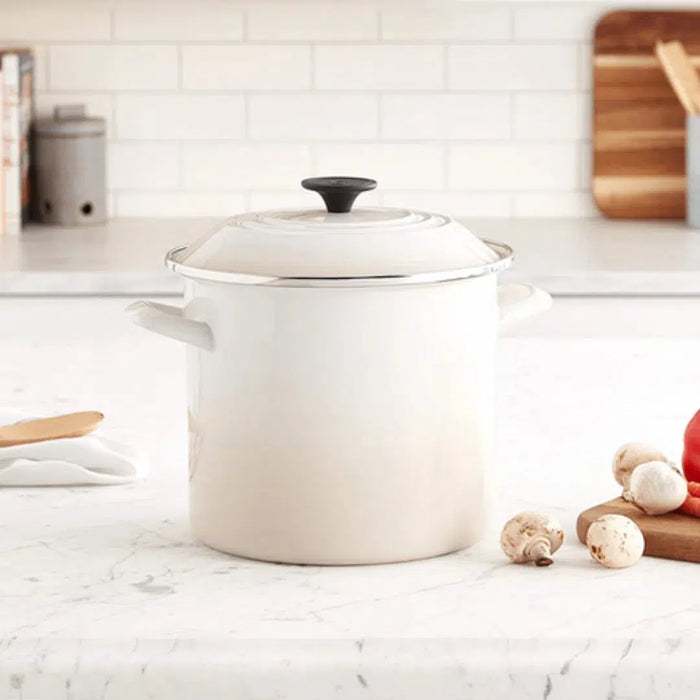 Stockpot Aço Esmaltado Meringue 7,6L 22cm Le Creuset