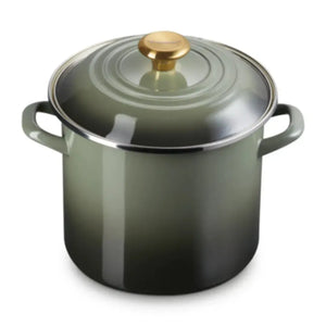 Stockpot Aço Esmaltado Thyme com Pegador Dourado 7,6L 22cm Le Creuset