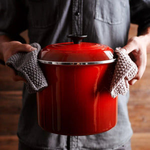 Stockpot Aço Esmaltado Vermelho 11,4L 26cm Le Creuset