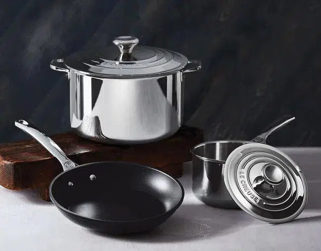 Stockpot Aço Inox 3-Ply 28cm Le Creuset