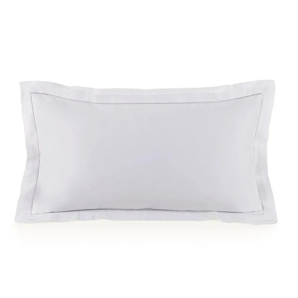 Super Fronha Doppio 300 Fios Cetim 100% Algodão Egípcio Branco 50x90cm Trussardi