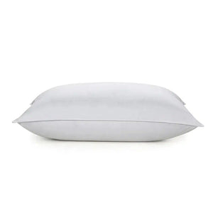 Super Travesseiro Toque de Pluma 233 Fios Percal 100% Algodão Branco 50x90cm Trussardi