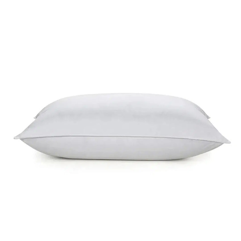 Super Travesseiro Toque de Pluma 233 Fios Percal 100% Algodão Branco 50x90cm Trussardi