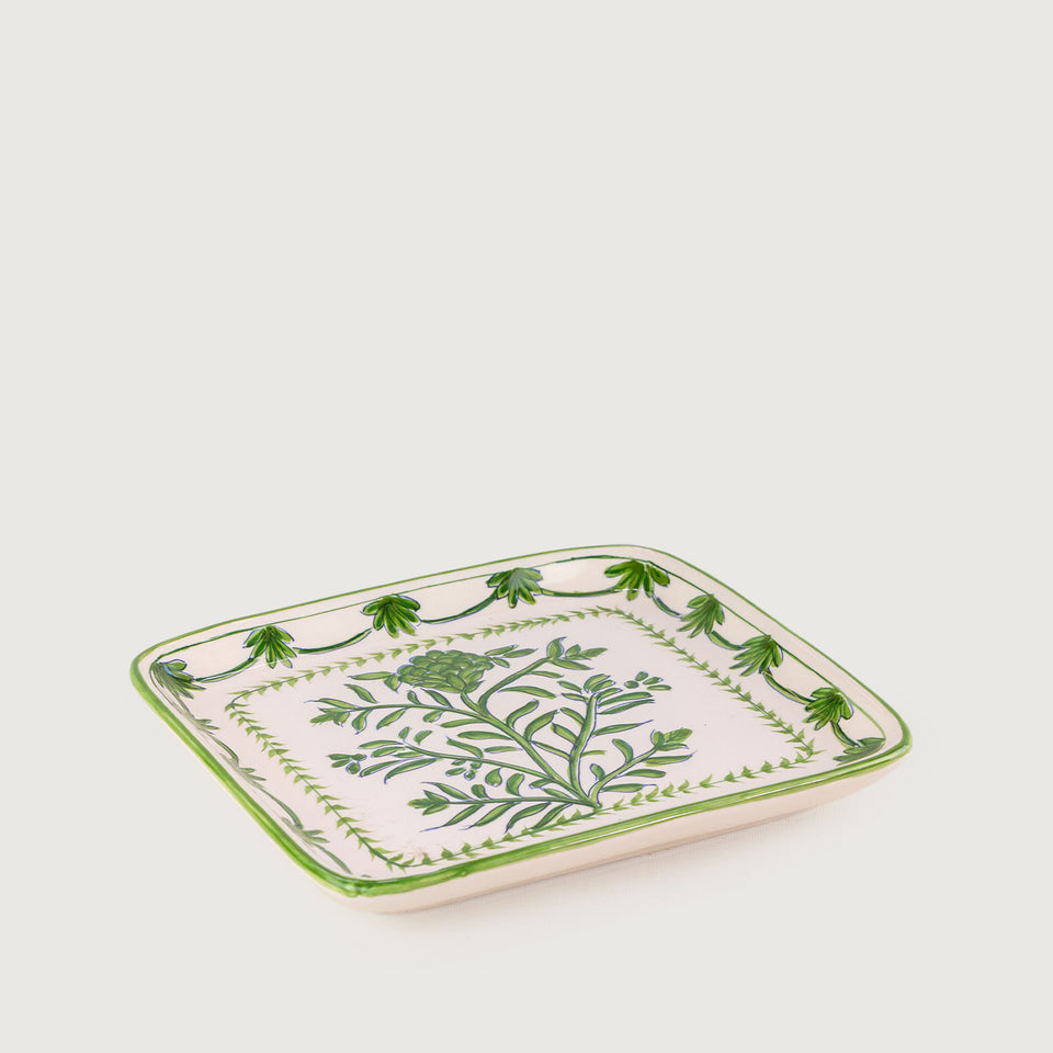 Suporte Raso Cerâmica Médio Alcachofra Provençal