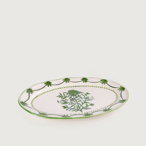 Travessa Provence Rasa Cerâmica Média Alcachofra Provençal