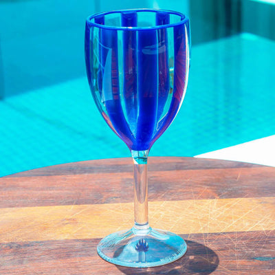 Taça Acrílico Azul Linha Náutica 250ml