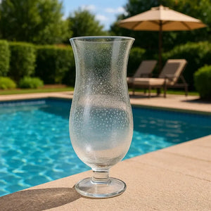 Taça Cerveja Acrílico Detalhes Bolhas Transparente 651ml