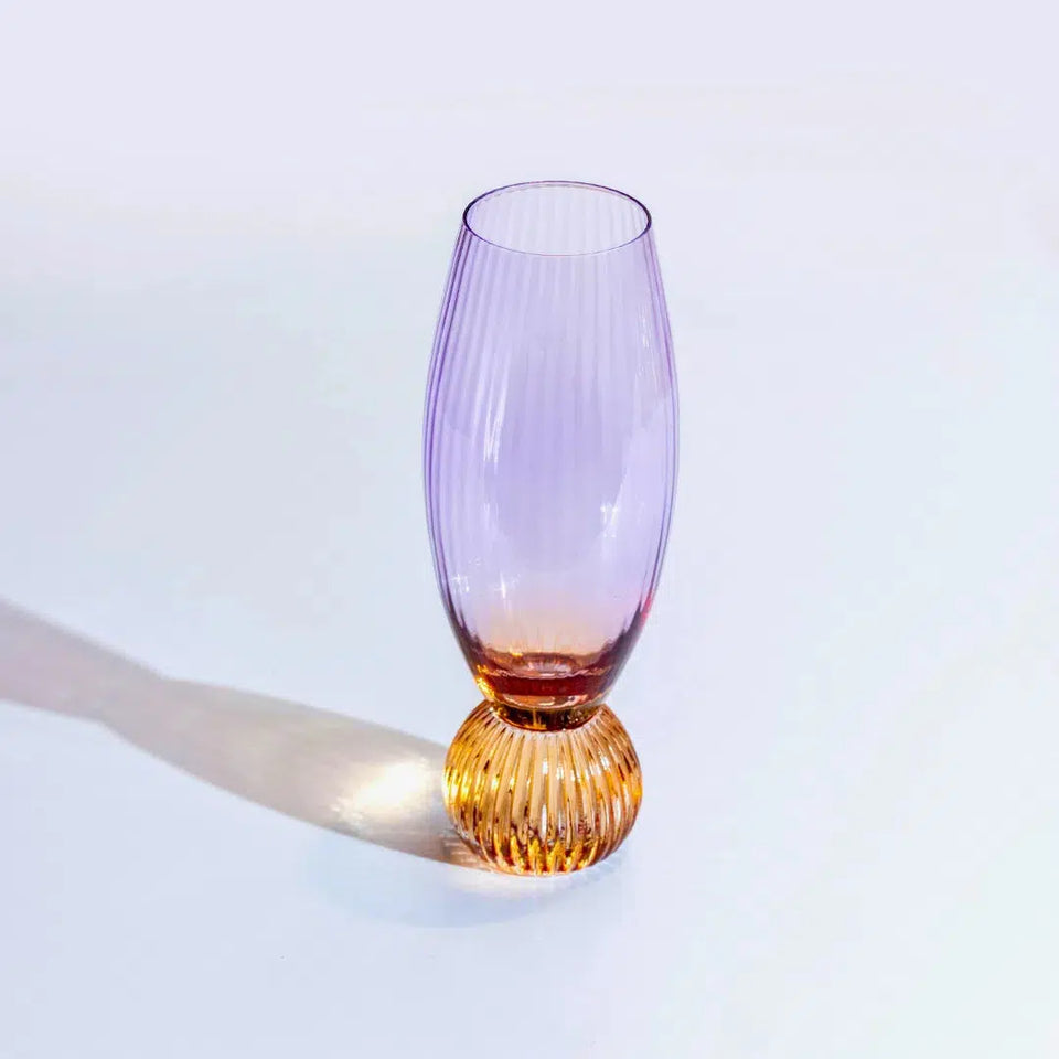 Taça Holanda Vidro Lilas