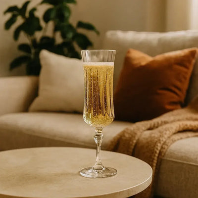 Taça em Cristal Lapidado 66 para Espumante 19 Artemano 195ml