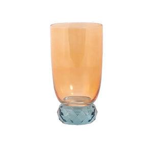 Taça para Água Vidro Azul / Ãmbar Linha Sintonia 460ml