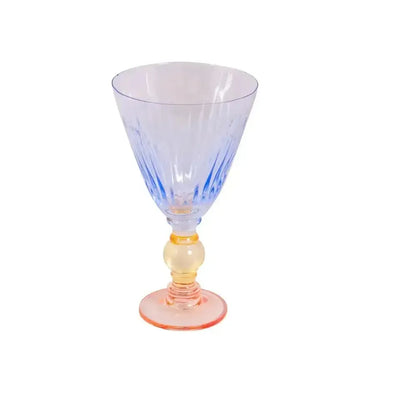 Taça para Água Vidro Azul / Âmbar / Rosa Linha Sintonia 350ml