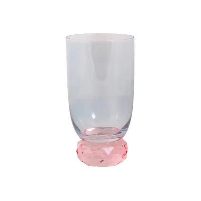 Taça para Água Vidro Rosa / Azul Linha Sintonia 460ml