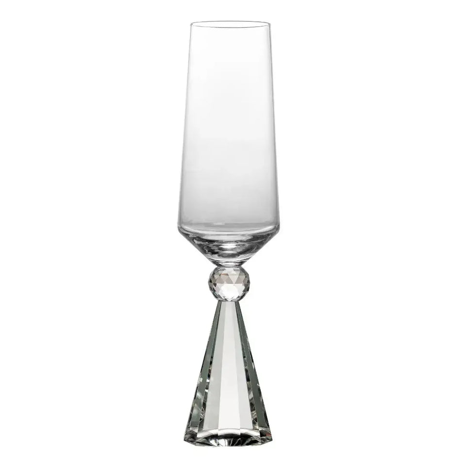 Taça para Champanhe Vidro Clear Transparente Linha Sintonia 300ml