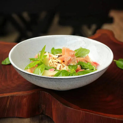 Tigela M Stoneware Orgânico Echo 25x8cm Porto Brasil