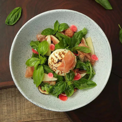 Tigela M Stoneware Orgânico Echo 25x8cm Porto Brasil