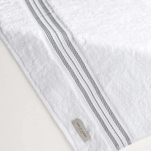 Toalha Banhão Barberine Branca / Ardósia Trussardi