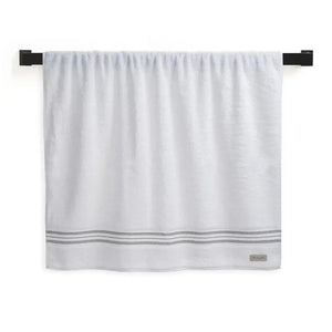 Toalha Banhão Barberine Branca / Ardósia Trussardi