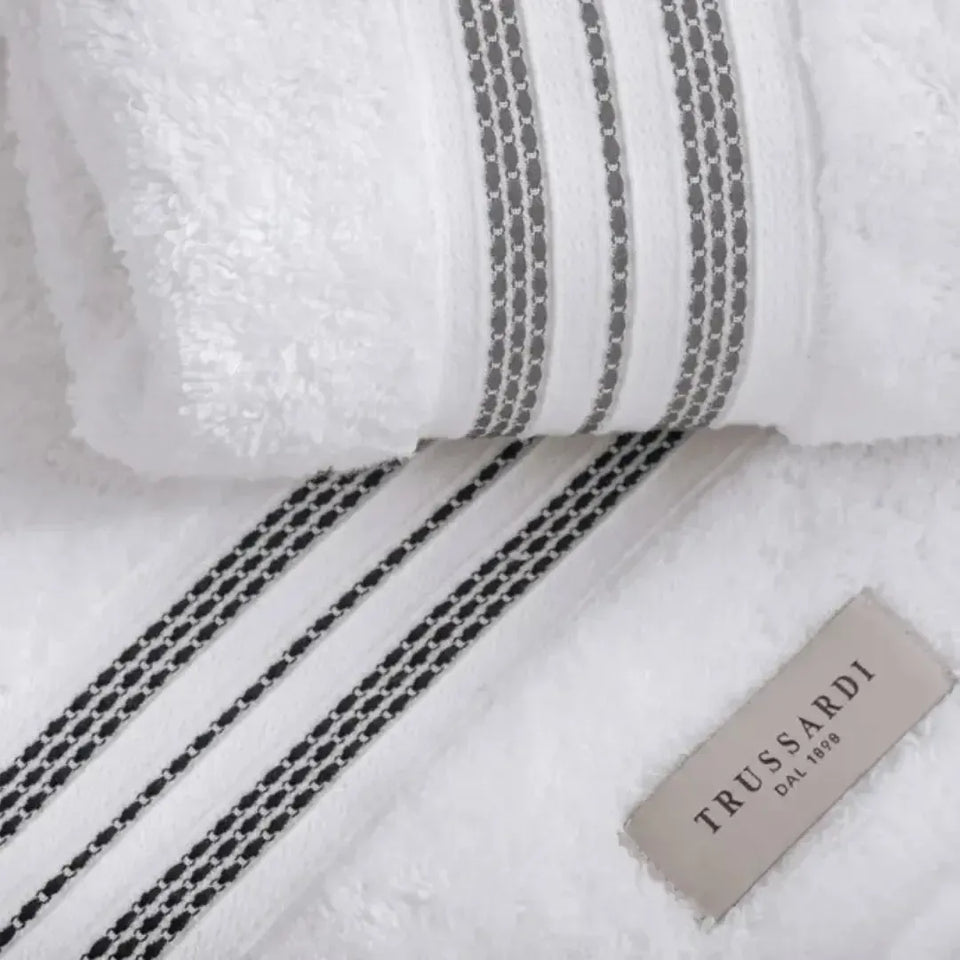 Toalha Banhão Barberine Branca / Nero Trussardi