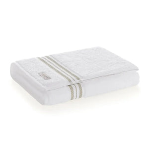 Toalha Banhão Barberine Branca / Pistacchio Trussardi