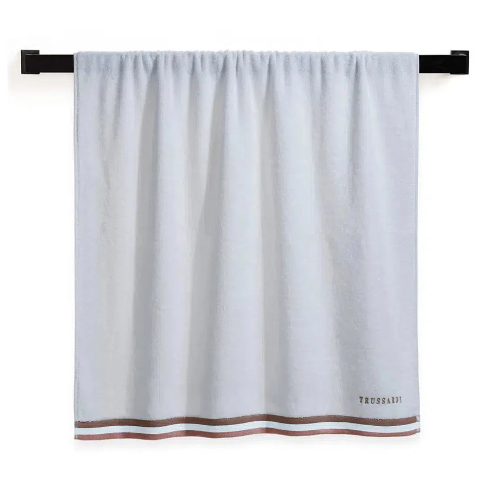 Toalha Banhão Montello Branca / Rosa Trussardi