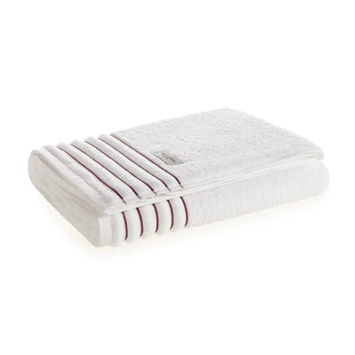Toalha Banhão Palladio Branca / Marsala Trussardi