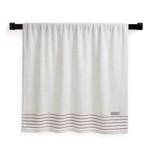 Toalha Banhão Palladio Branca / Marsala Trussardi