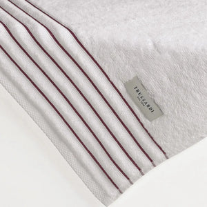 Toalha Banhão Palladio Branca / Marsala Trussardi