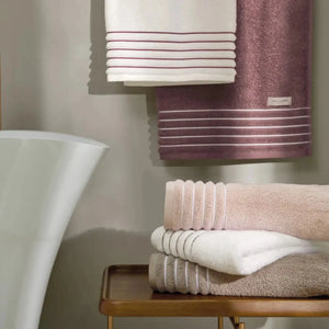 Toalha Banhão Palladio Branca / Marsala Trussardi