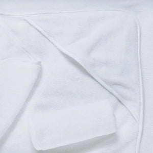 Toalha Banho com Capuz Baby Bonelli Branco Trussardi