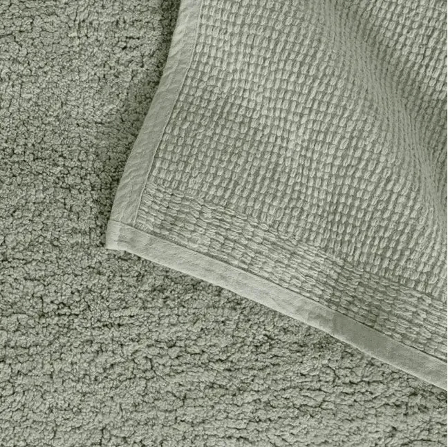 Toalha Piso Antiderrapante 100% 80x60 Algodão Carmel Pistacchio Trussardi