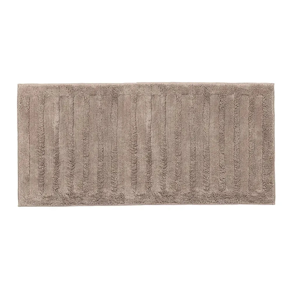 Toalha Piso Antiderrapante 100% 120x60 Algodão Salvatore Nocciola Trussardi