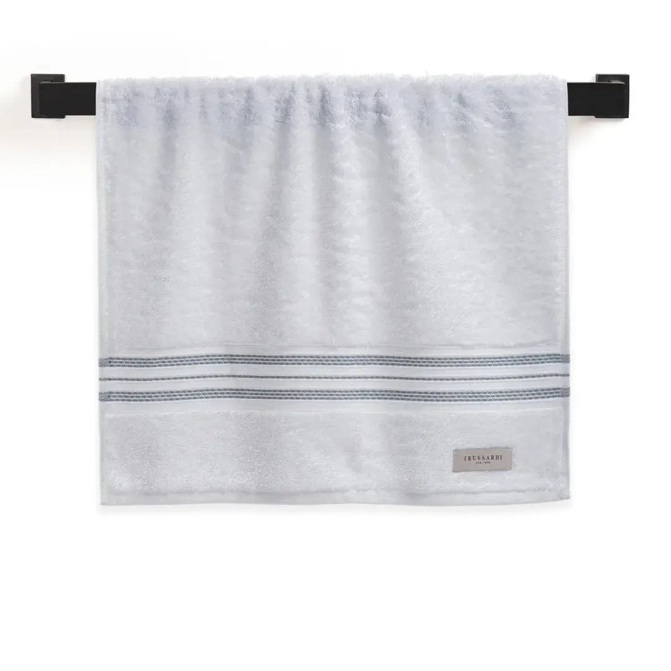 Toalha Rosto Barberine Branca / Cielo Trussardi