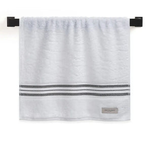 Toalha Rosto Barberine Branca / Nero Trussardi