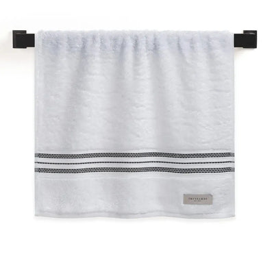 Toalha Rosto Barberine Branca / Nero Trussardi