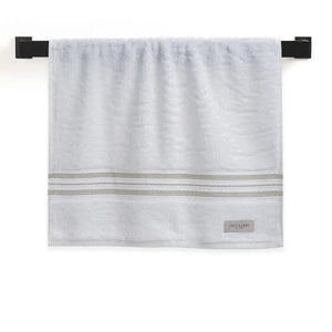 Toalha Rosto Barberine Branca / Pistacchio Trussardi