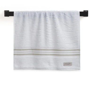 Toalha Rosto Barberine Branca / Pistacchio Trussardi