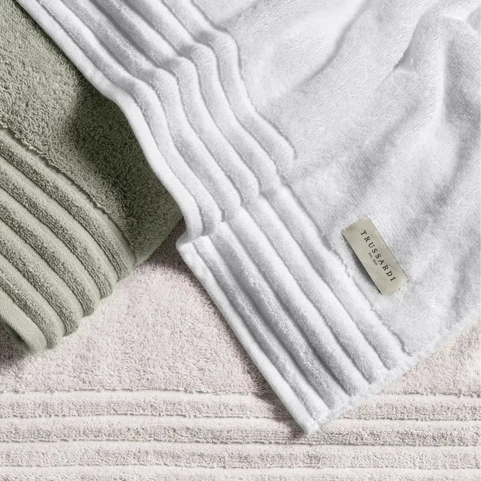 Toalha Rosto Imperiale Branca Trussardi