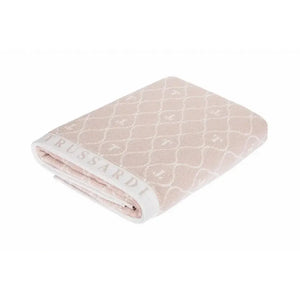 Toalha Rosto Speciale Rose / Branca Trussardi