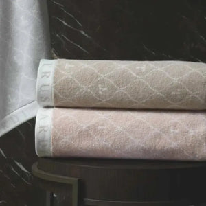 Toalha Rosto Speciale Rose / Branca Trussardi