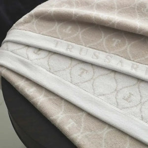 Toalha Rosto Speciale Rose / Branca Trussardi