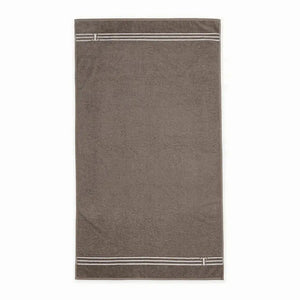 Toalha de Praia Isola Legno / Branco 100% Algodão Trussardi