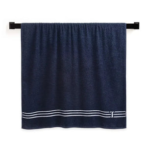 Toalha de Praia Isola Marino / Branco 100% Algodão Trussardi